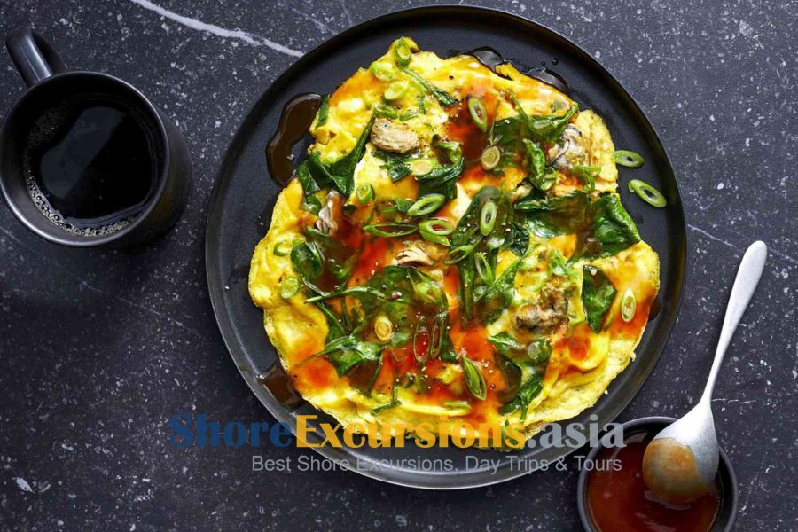 Oyster Omelet - Taiwan shore excursions