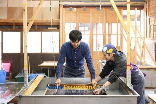 Paper Craft Experience on Tsuruga shore excursions