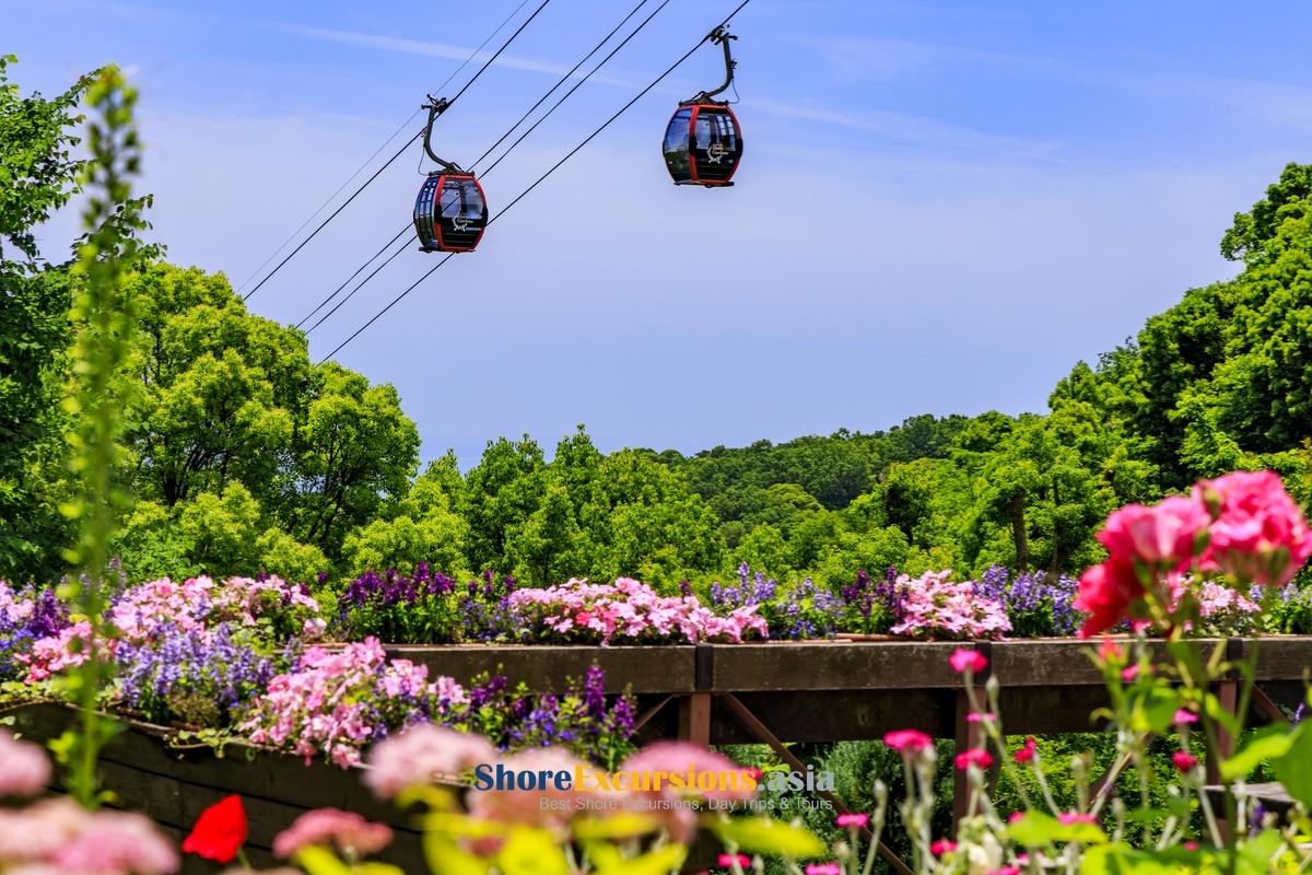 Ropeway to Nunobiki Herb Gardens - Kobe travel guide