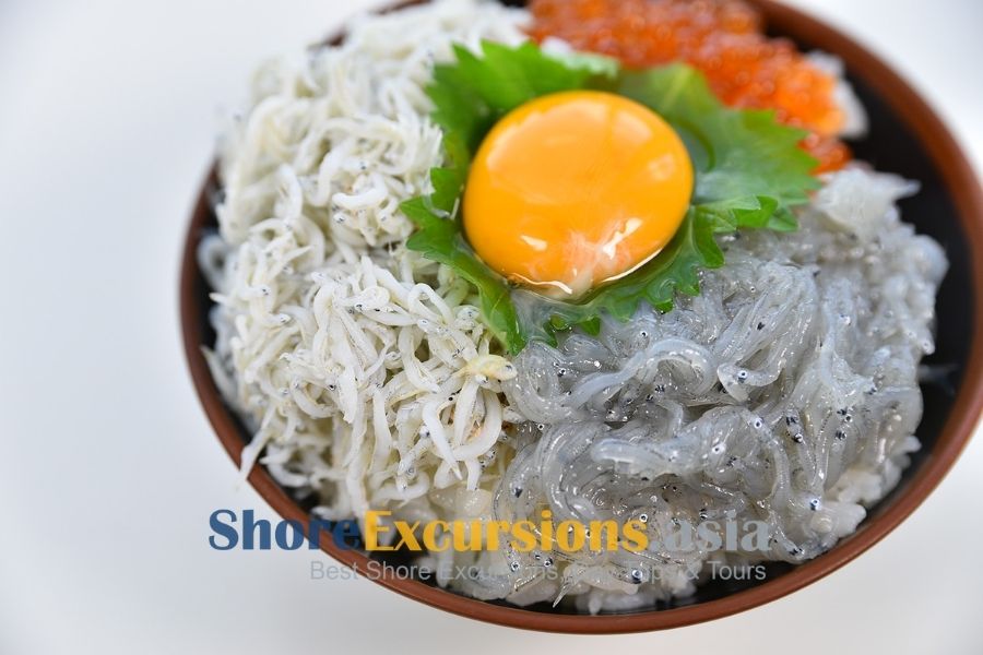 Shirasu-don on Omaezaki cruise port