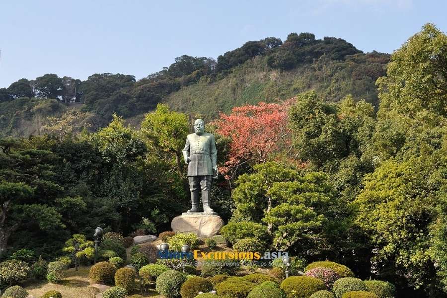 Shiroyama Park on Kagoshima shore excursions