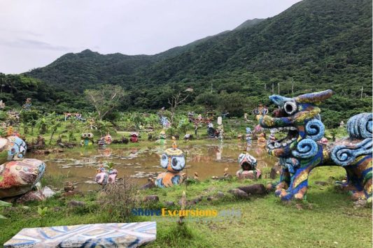 Shisa Statue Garden on Ishigaki shore excursions