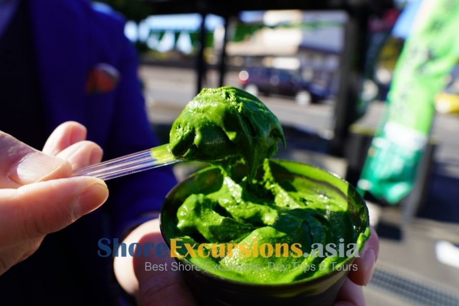 Shizuoka Matcha Ice Cream on Omaezaki shore excursions