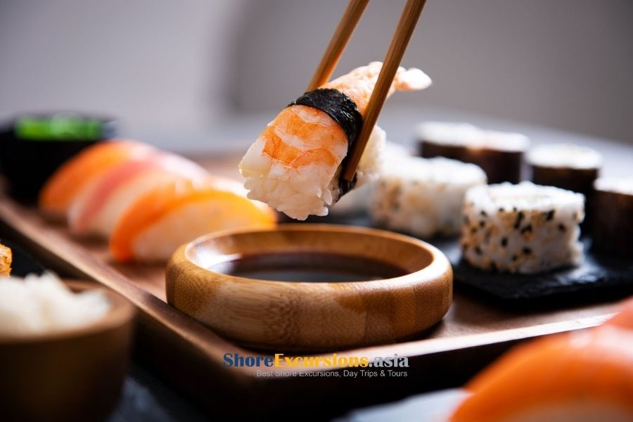 Sushi - famous Japanese traditional food