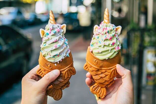 Taiyaki Japanese dessert