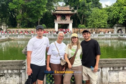 Temple of Literature on Hanoi shore excursions