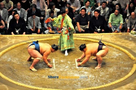 Tokyo Grand Sumo Tournament in September Japan