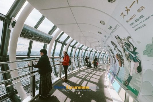 Tokyo Sky Tree on shore tour