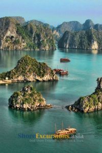 Top shore excursions Vietnam in Halong Bay