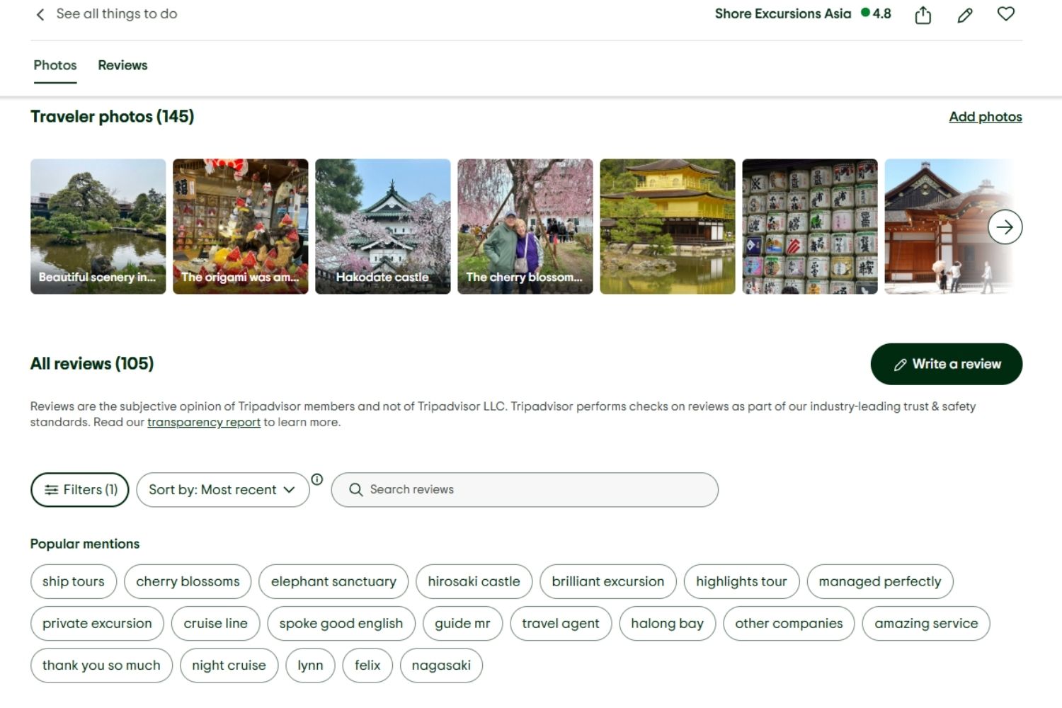 Trusted shore excursions operator - Japan Shore Excursions