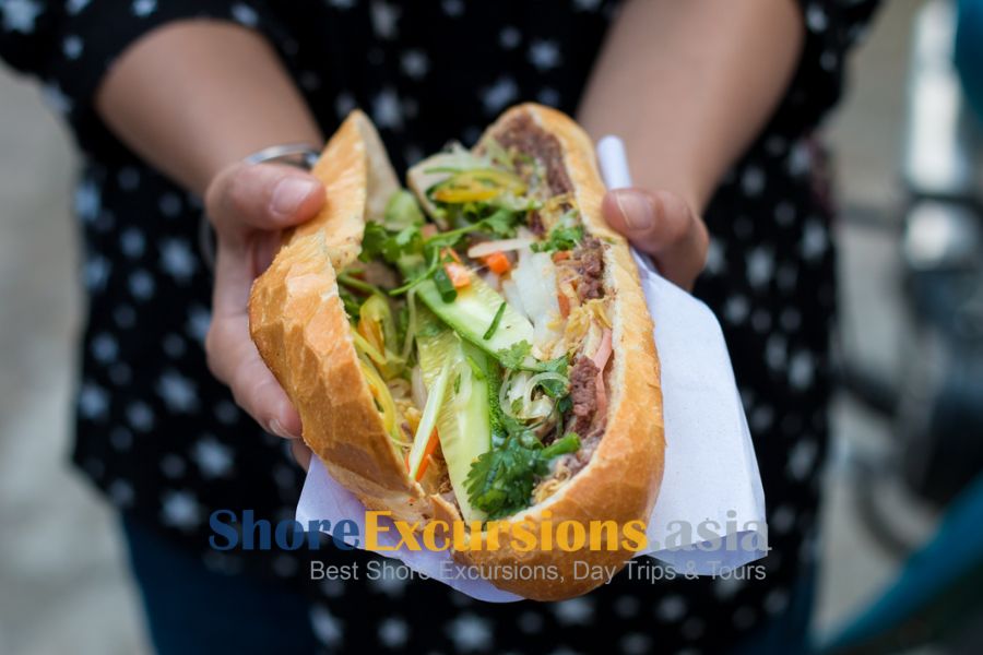 Try Banh Mi on Shore Excursions Vietnam