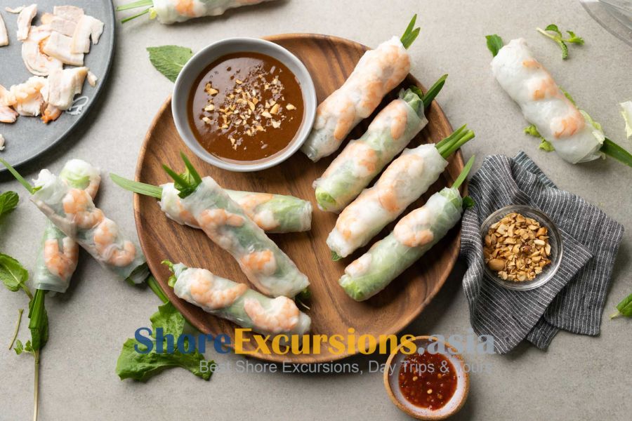 Try Fresh Spring Rolls on Vietnam Shore Excursions