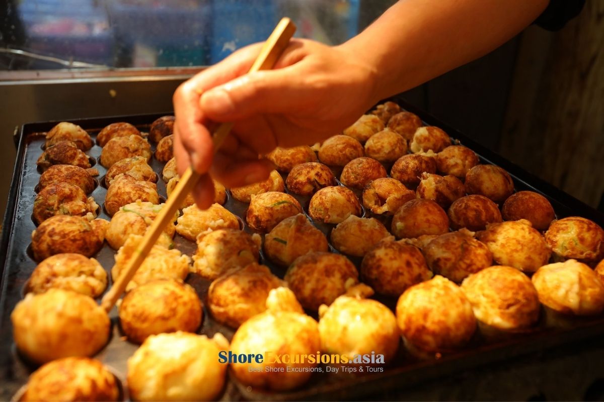 Try Takoyaki - Dotonbori Travel Guides