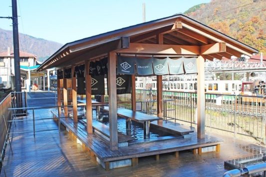 Unazuki Onsen public footbath
