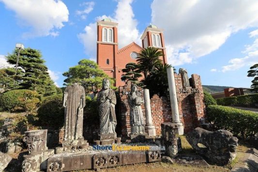 Urakami Cathedral on Nagasaki shore excursions