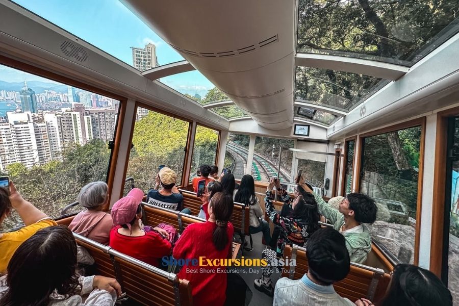Victoria peak tram - Hong Kong shore excursions