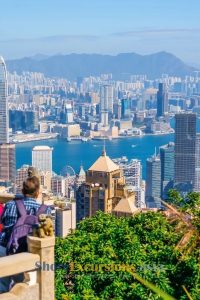 Victoria peak view - Hong Kong shore excursions