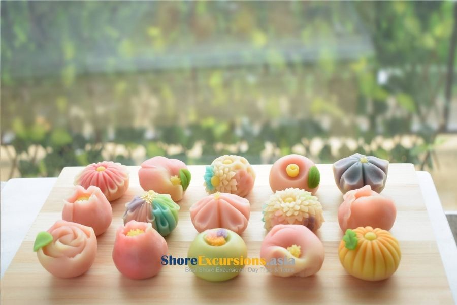Wagashi - traditional food in Japan