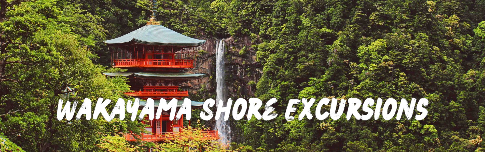 Wakayama shore excursions banner
