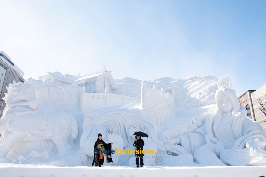 Winter cruise destinations in Sapporo Japan