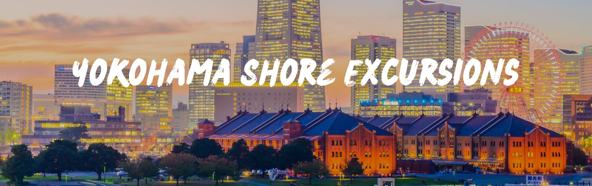 Yokohama shore excursions banner
