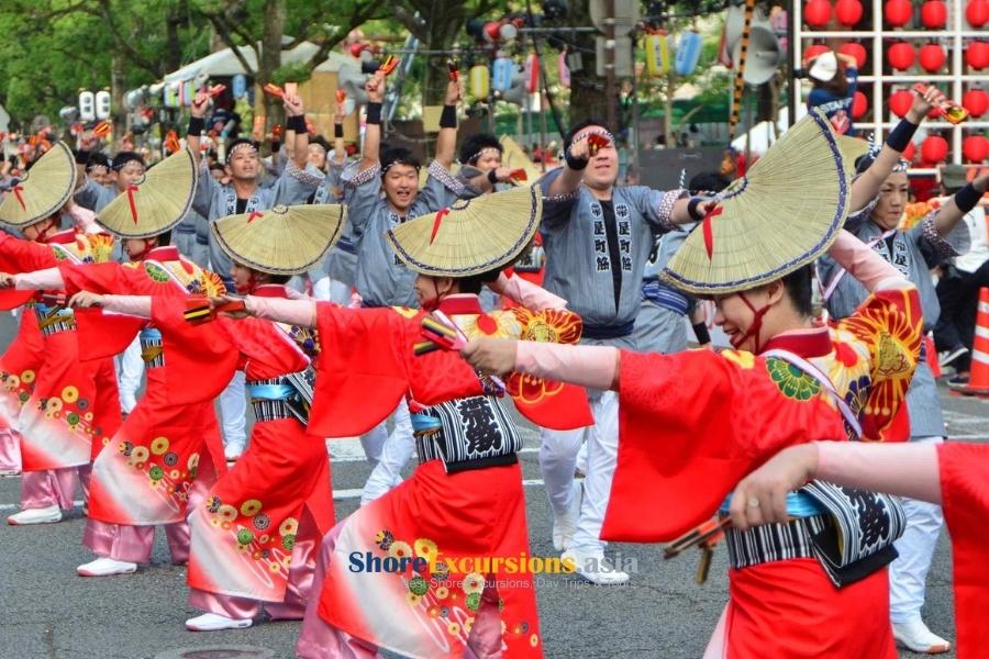 Yosakoi Matsuri on Kochi Japan shore excursions